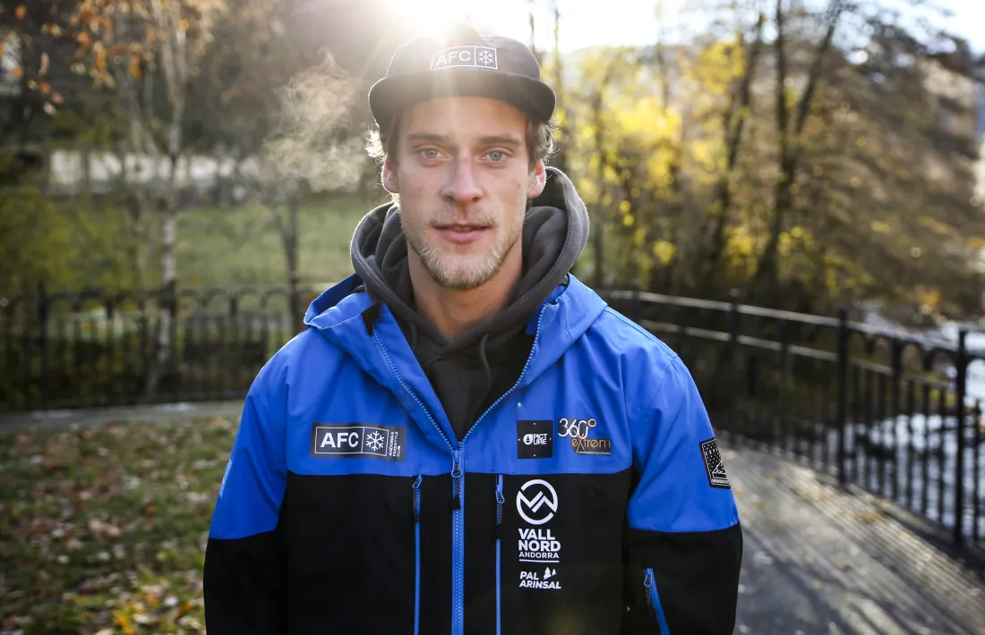 L'esportista i cofundador de l’AFC Andorra Freestyle Club.