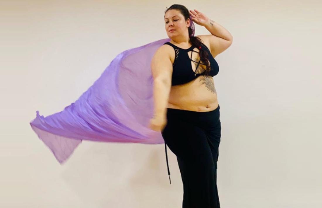 Marta Brucart, professora de dansa del ventre. 