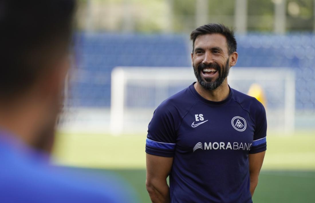Sarabia, entrenador de l'FC Andorra des del gener del 2021.