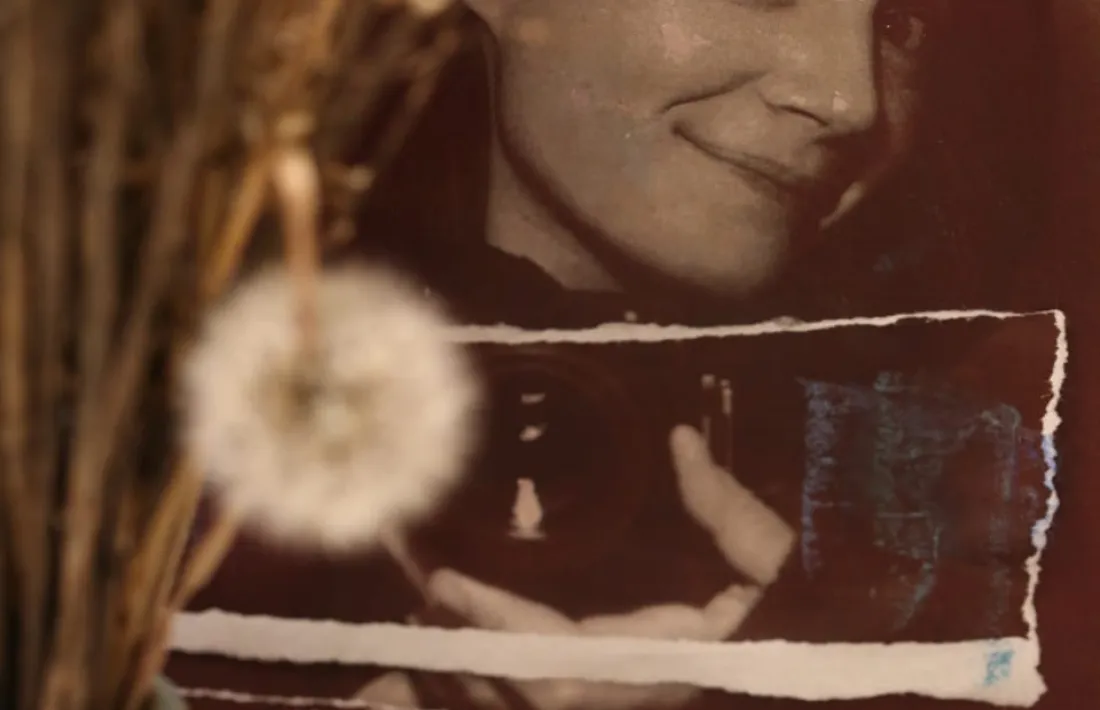 La jove pintora i fotògrafa alturgellenca. 