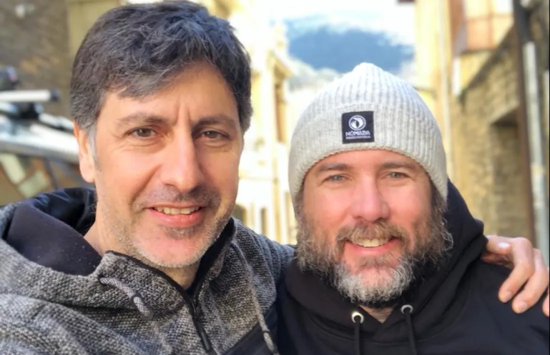 Bàscones i Comella, els dos impulsors del projecte. 