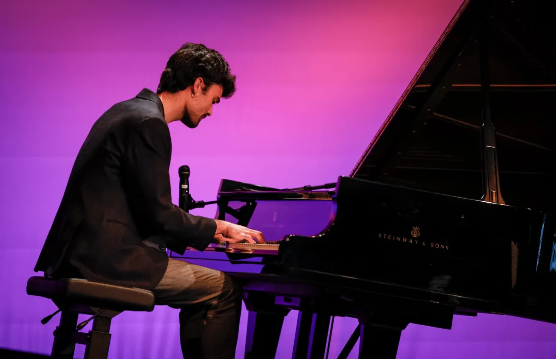 El jove músic andorrà.