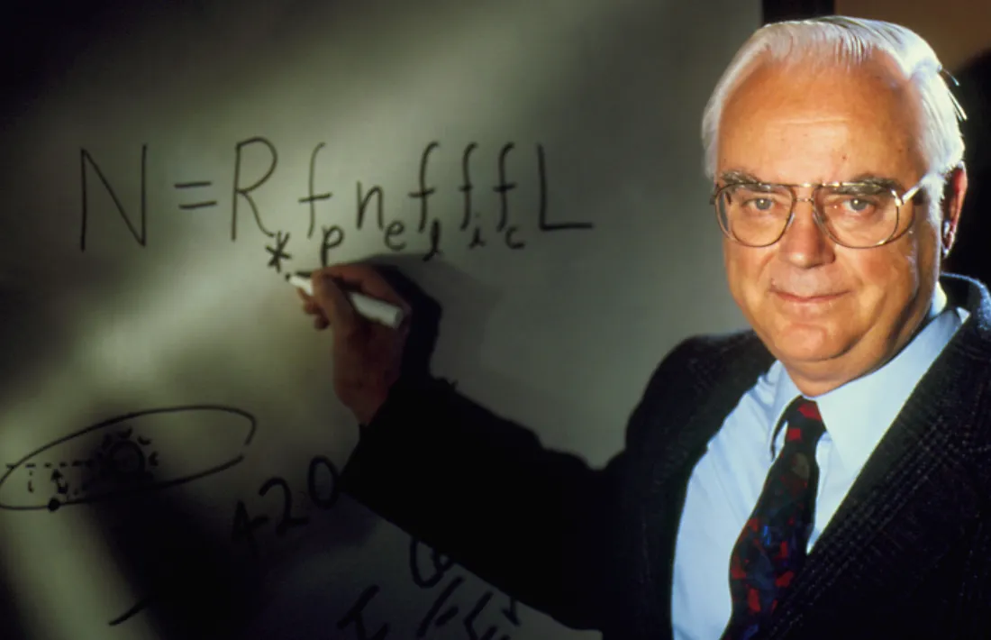 Frank Drake i la seva famosa equació.