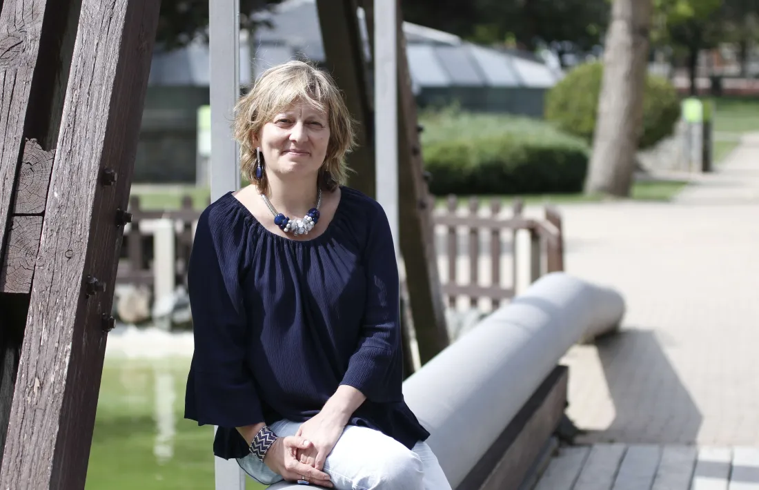L'escriptora Núria Gras.