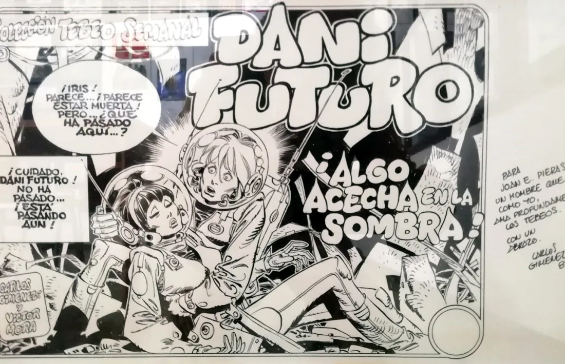Portada original d’una aventura de ‘Dani Futuro’.