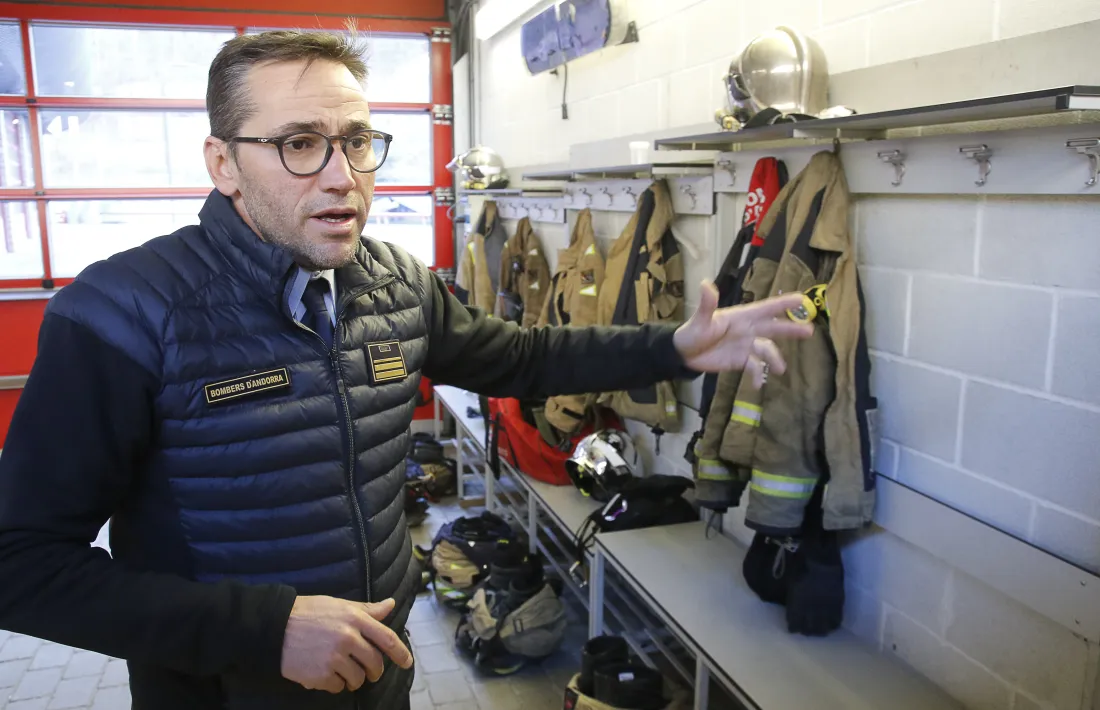 El director adjunt de bombers, Jordi Farré.