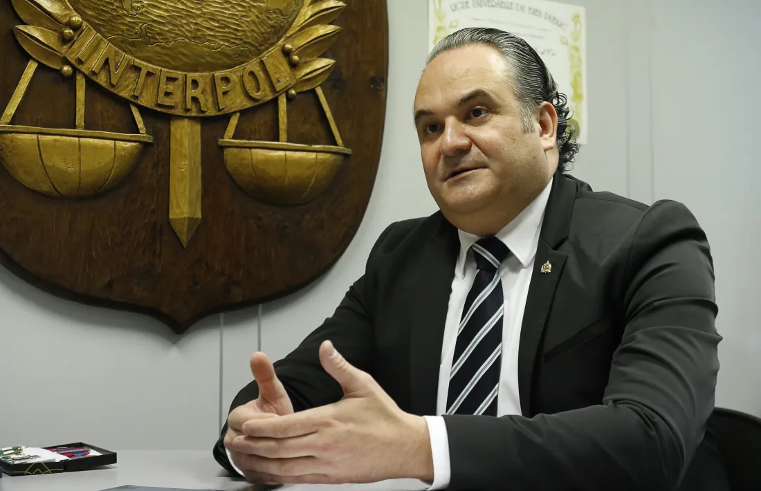 El cap de l’Oficina de cooperació policial internacional i de la Interpol Andorra, Robert Guirao.