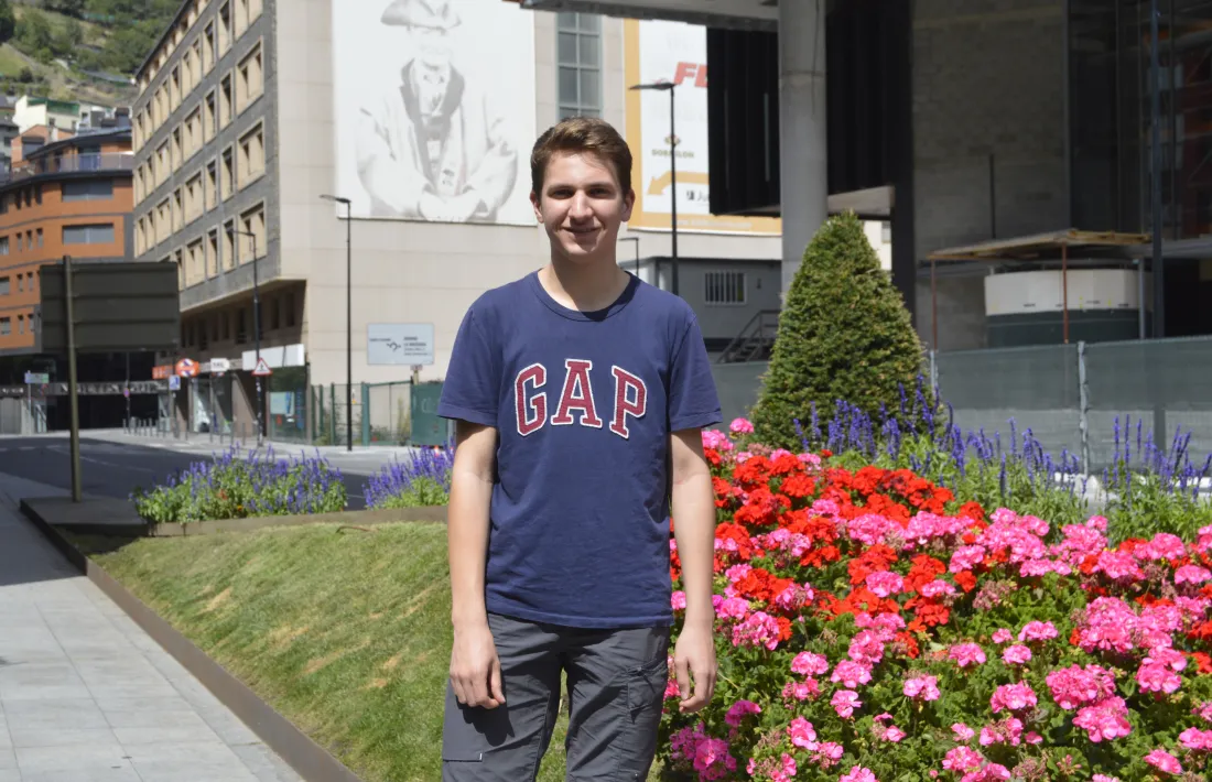 El portaveu de Fridays For Future Andorra, Mateu Bracque