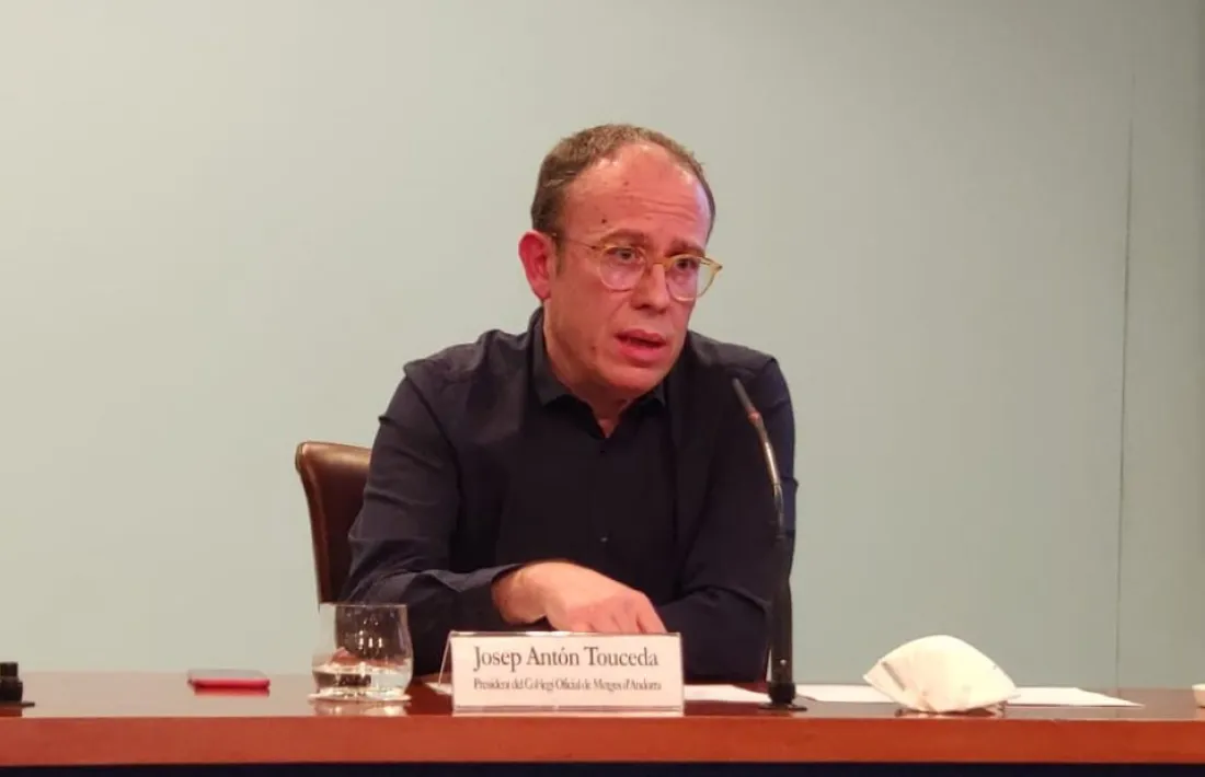 El president del Col·legi de Metges, Josep Antón Touceda.