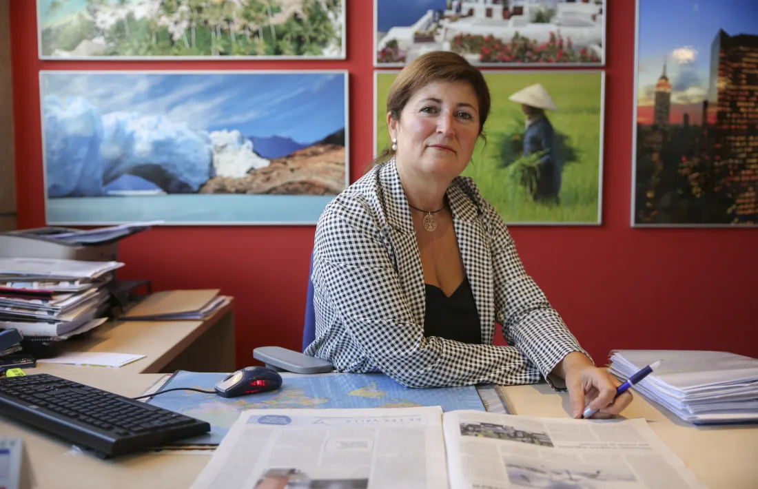 La vicepresidenta de l’Associació d’Agències de Viatges d’Andorra, Maica Terrones.