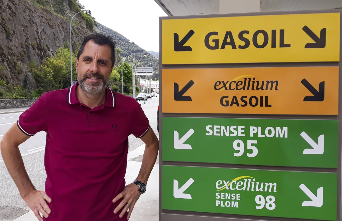 El  president de l’Associació d’Importadors i Distribuïdors de Carburants d’Andorra, David Porqueres.