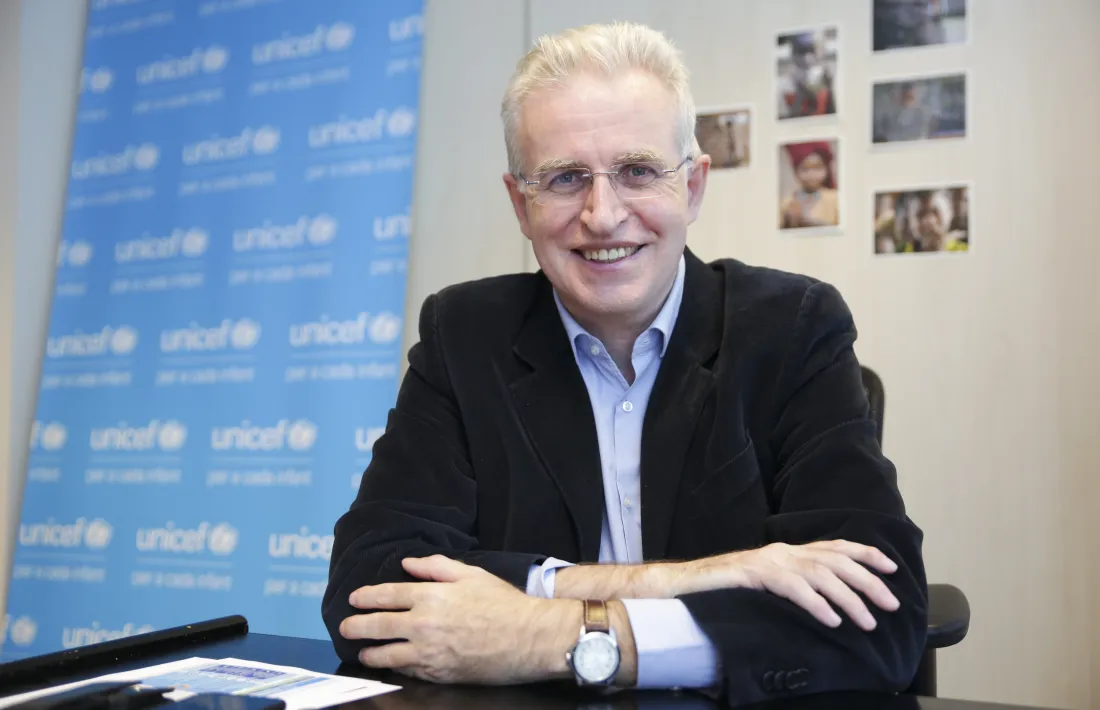 El director del Comitè d’Andorra per l’Unicef, Albert Mora.