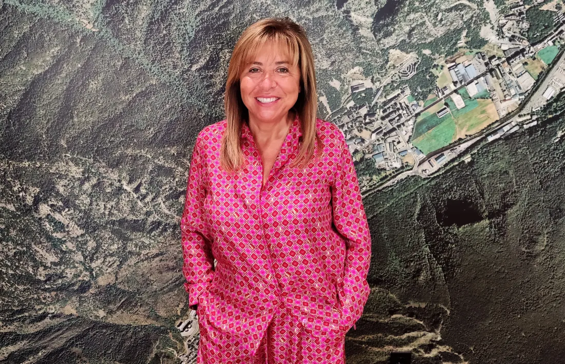 La cònsol major d'Andorra la Vella, Conxita Marsol.