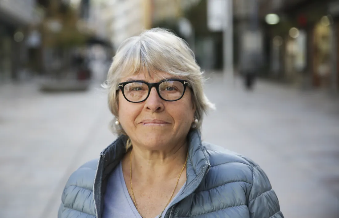 Rosa Lluís, presidenta de l’Associació de Familiars per a la Salut Mental.