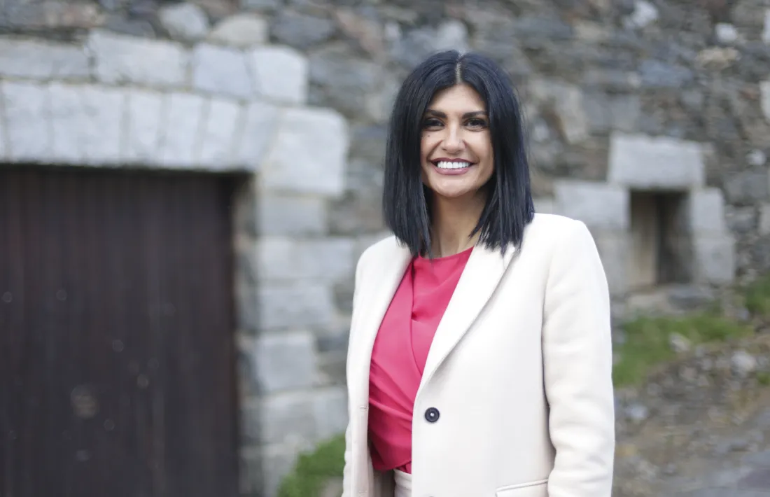 La candidata d'Andorra Endavant, Carine Montaner.