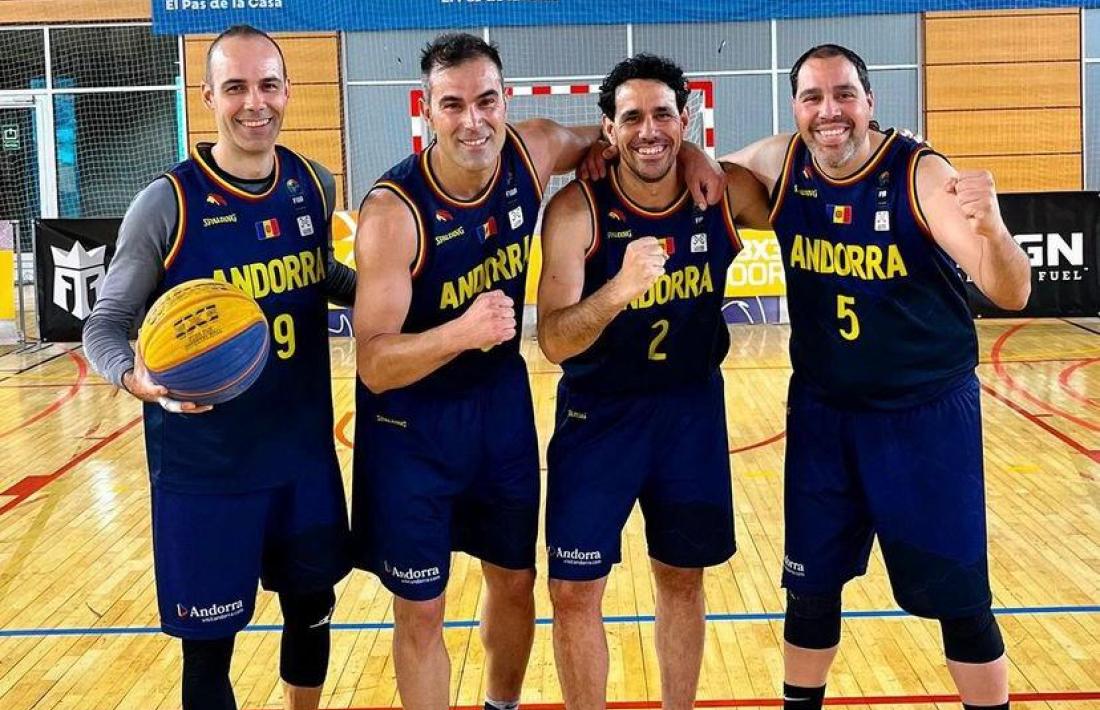 L’equip andorrà de 3x3, al Pas.