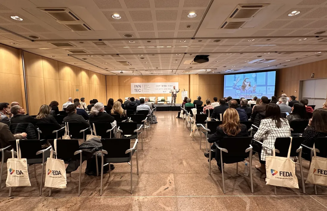 Una de les conferències que ha tingut lloc en el marc de les Jornades Inntec.