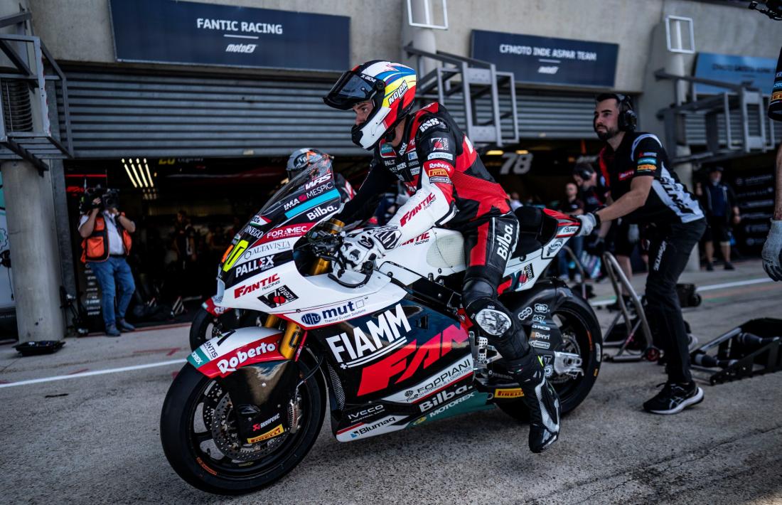 Xavi Cardelús, a Le Mans.