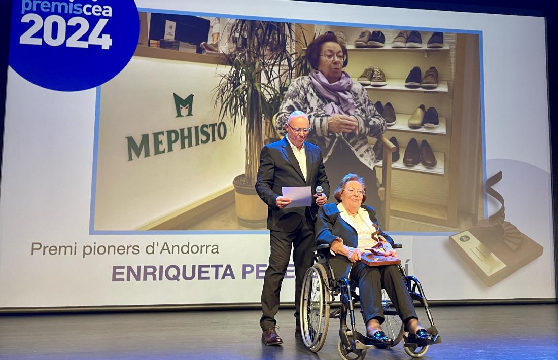 La premiada com a pionera.