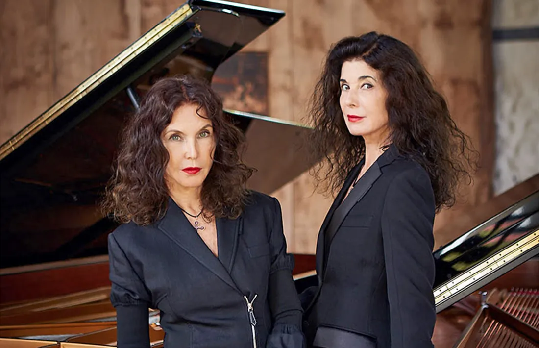 Les germanes Labèque, Kstia i Mariella, caps de cartell (Auditori, 1 de juny).