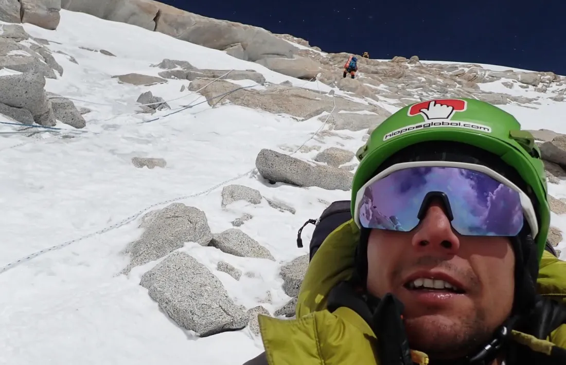 Gonzalo, camí del Makalu.
