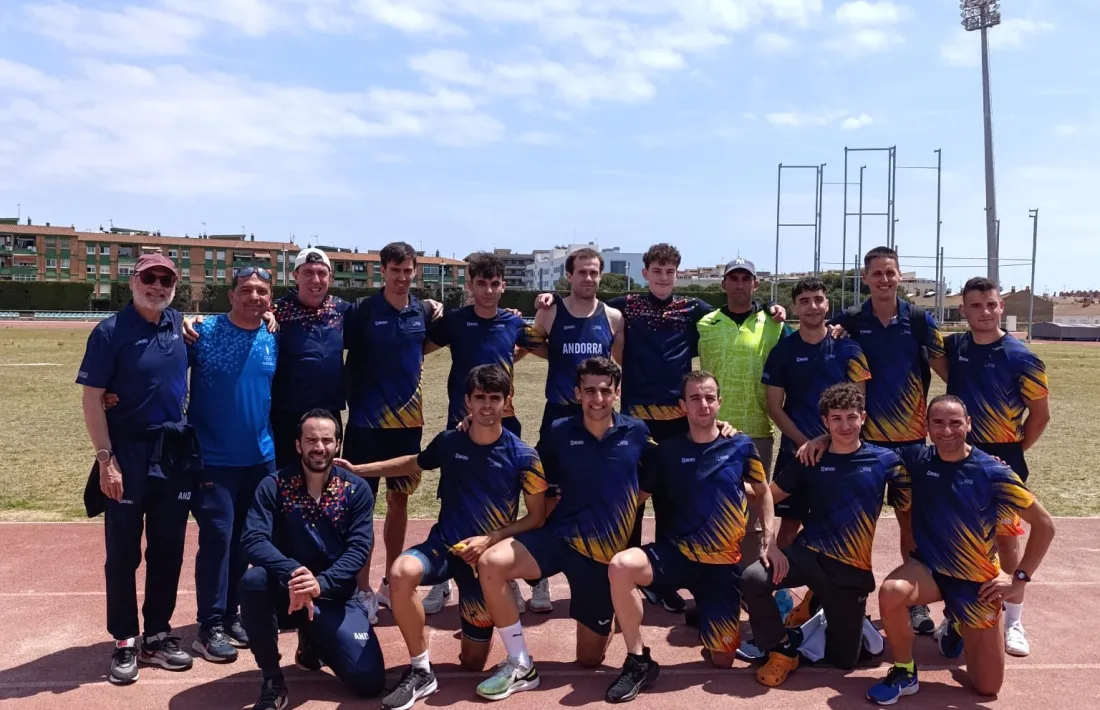 Andorra Atletisme masculí, primer a Montsó.