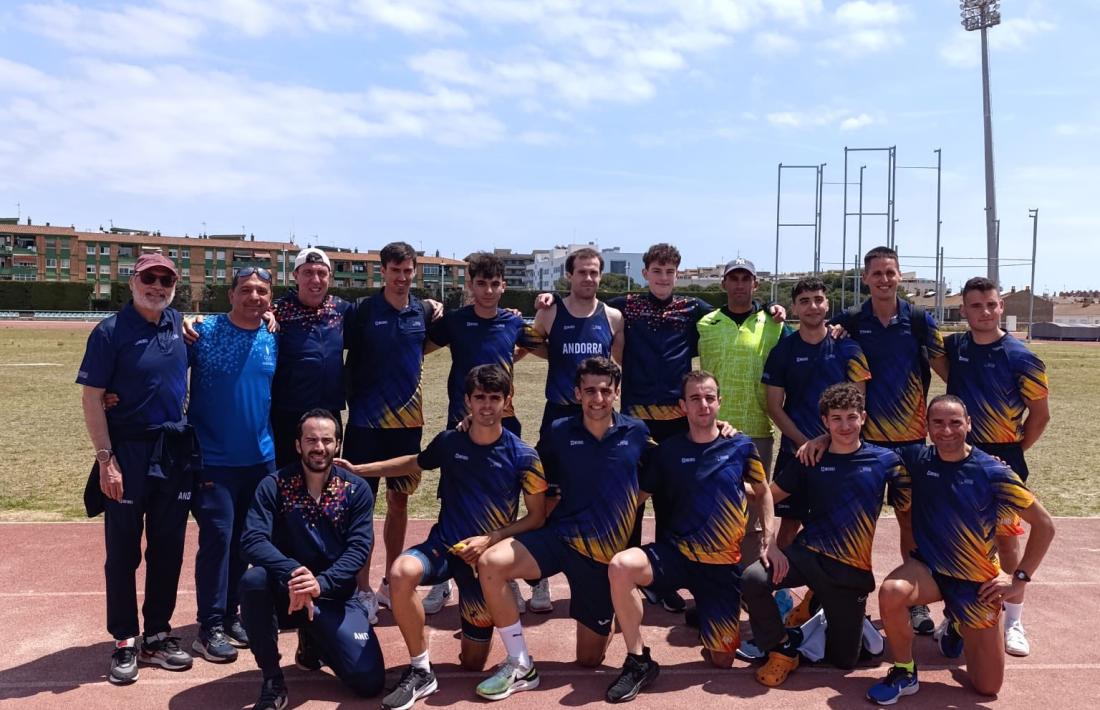 Andorra Atletisme masculí, primer a Montsó.