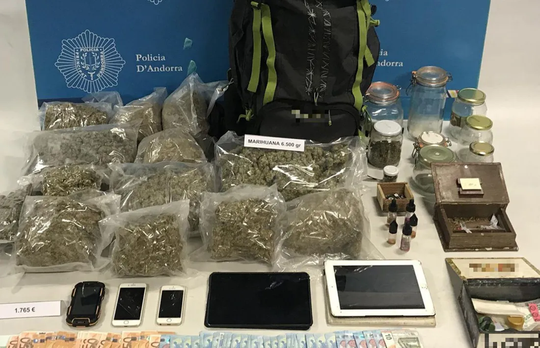 Marihuana comissada per la policia