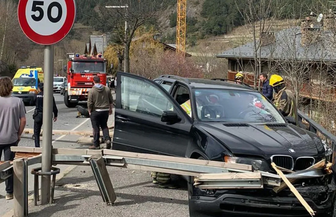  Un accident de trànsit.