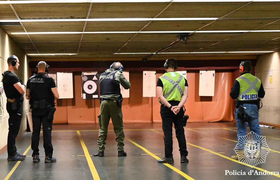 Una de les proves que han fet els agents de policia