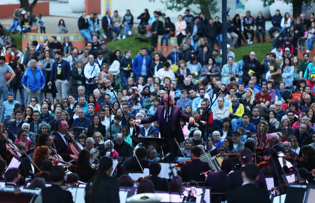 Més de 600 persones van assistir al concert de la Franz Schubert Philharmonie a Santa Coloma.