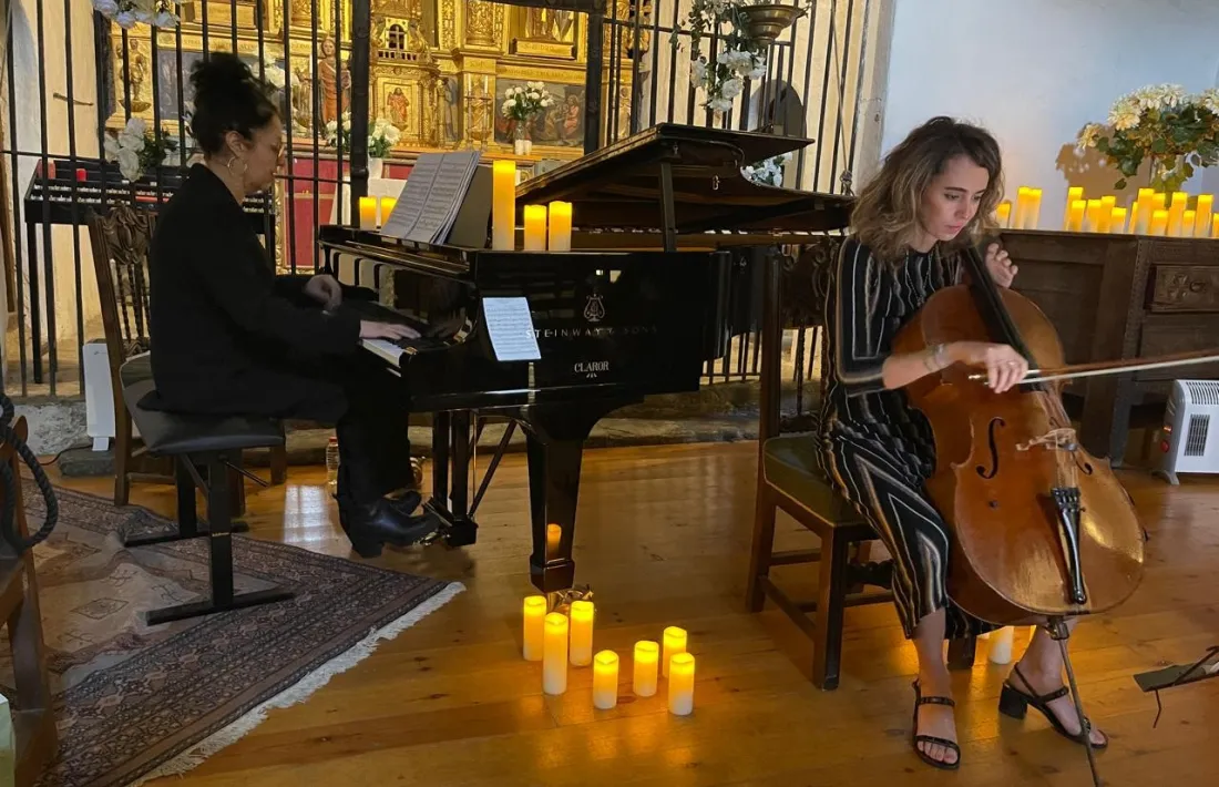 Un centenar de melòmans van omplir Sant Martí de la Cortinada a la matinal d’ahir.