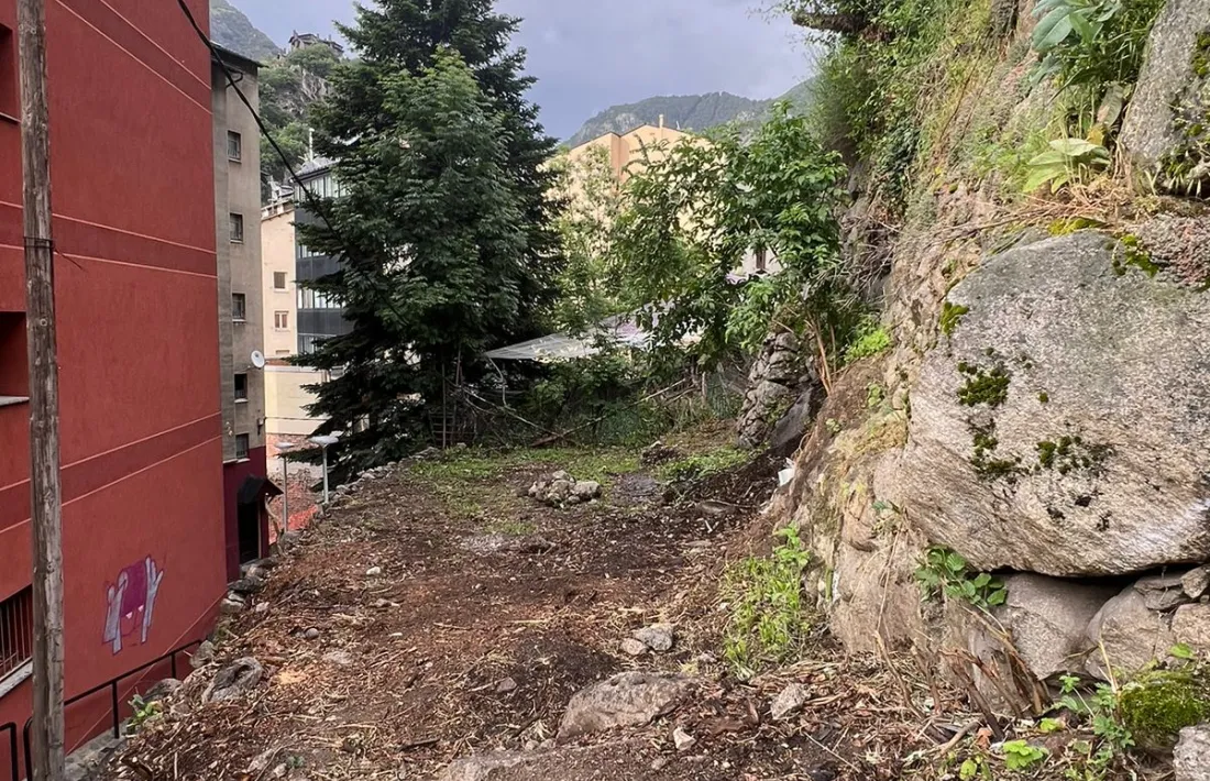 La parcel·la que ha adquirit el Comú escaldenc.