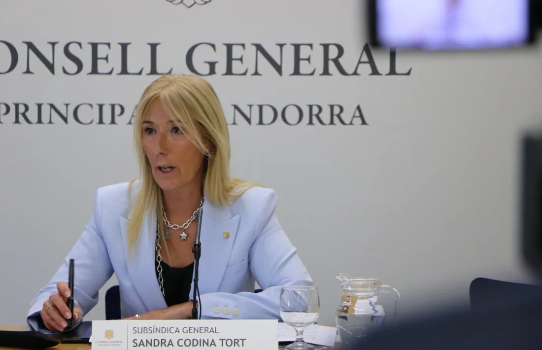 La subsíndica, Sandra Codina.
