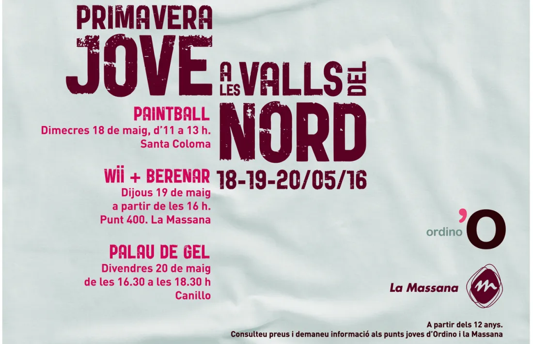 Les Valls del Nord proposen tres activitats per als joves per a les vacances escolars de la setmana vinent