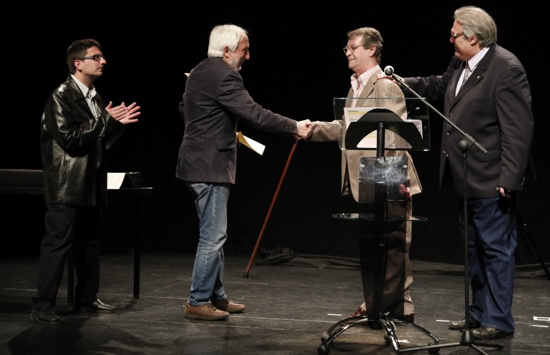 Pere Capdevila i Lluís Sàmper reben els premis Antoni Rogel del 2016