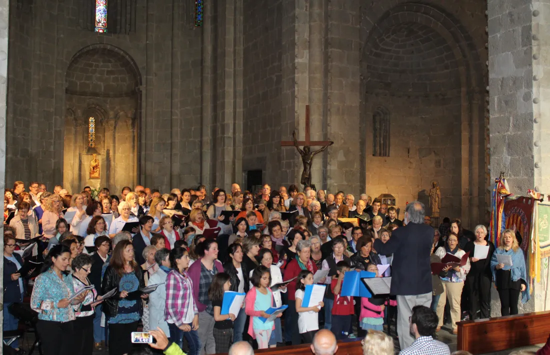 La catedral acull el concert de l’Aplec coral amb 300 cantaires