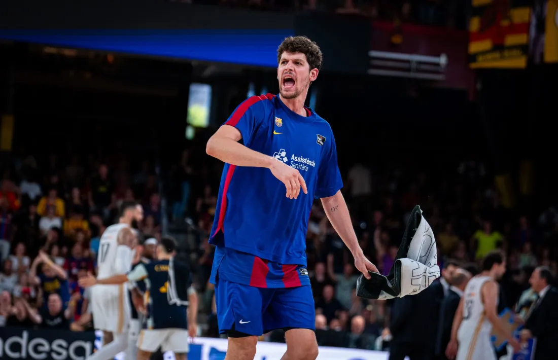 Oriol Paulí, amb el Barça.