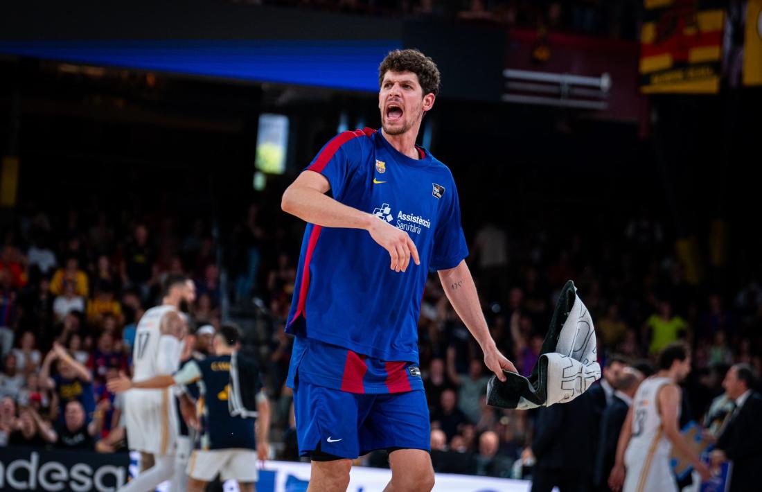 Oriol Paulí, amb el Barça.