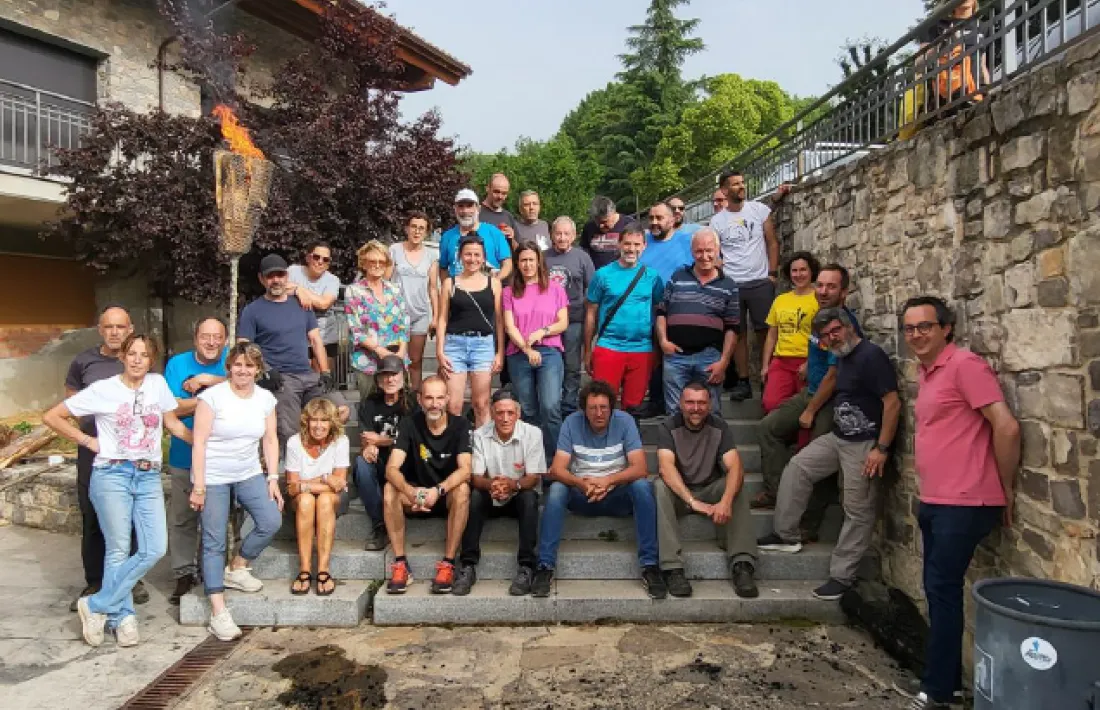 El col·lectiu de fallaires d'Alàs. 