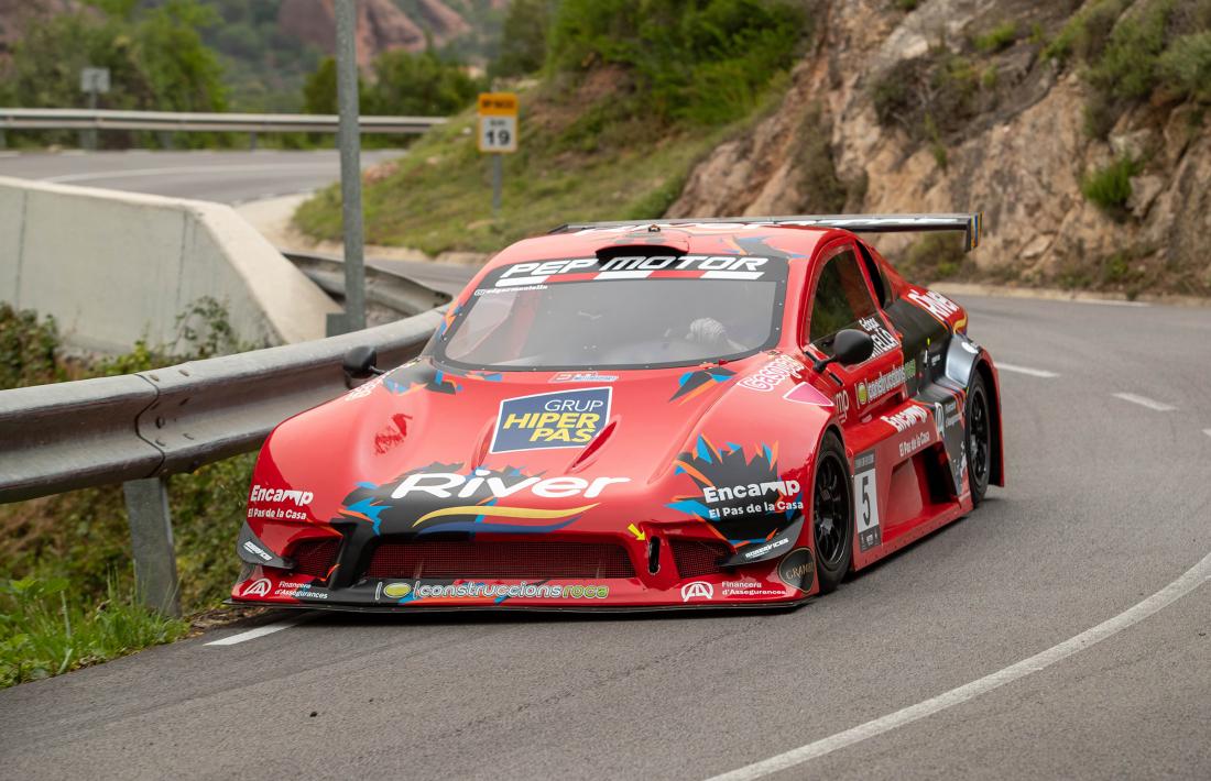 Edgar Montellà, en acció.
