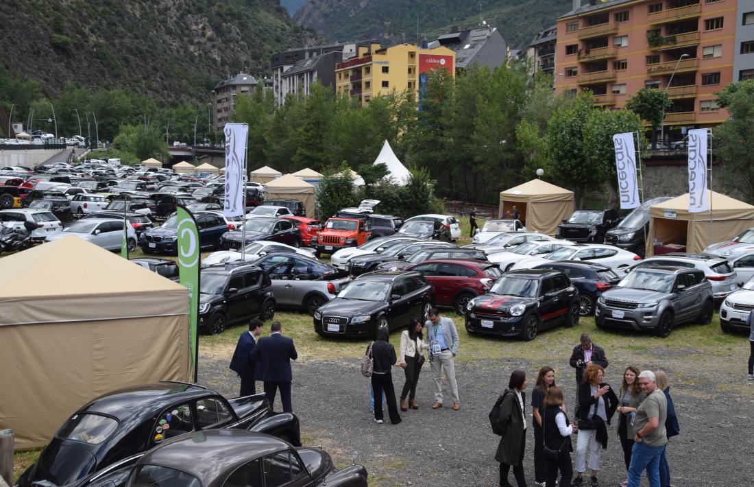 Un moment de la Fira del vehicle d'ocasió, avui.