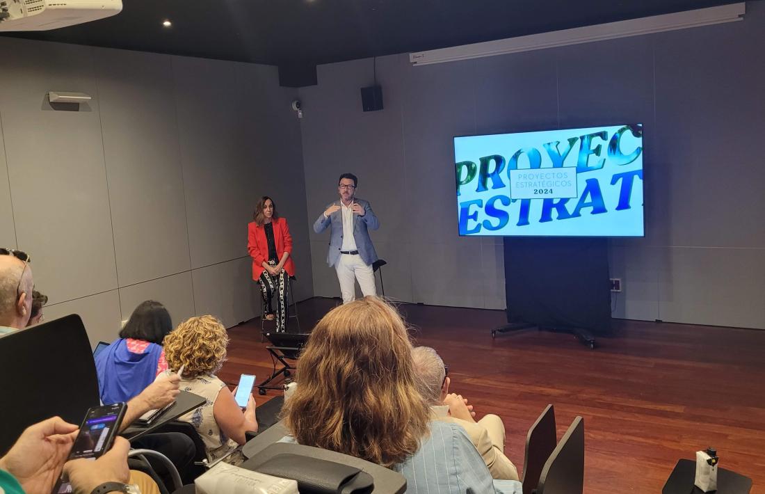 Una de les presentacions.