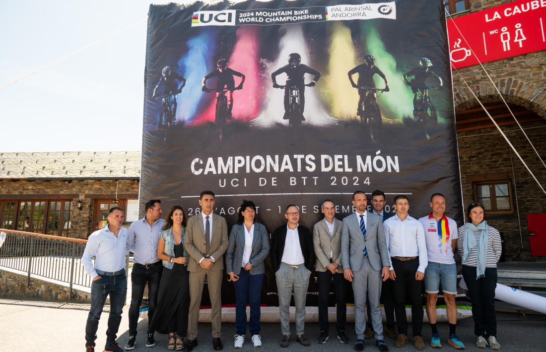 Els Campionats del Món de BTT es van presentar ahir a Pal.