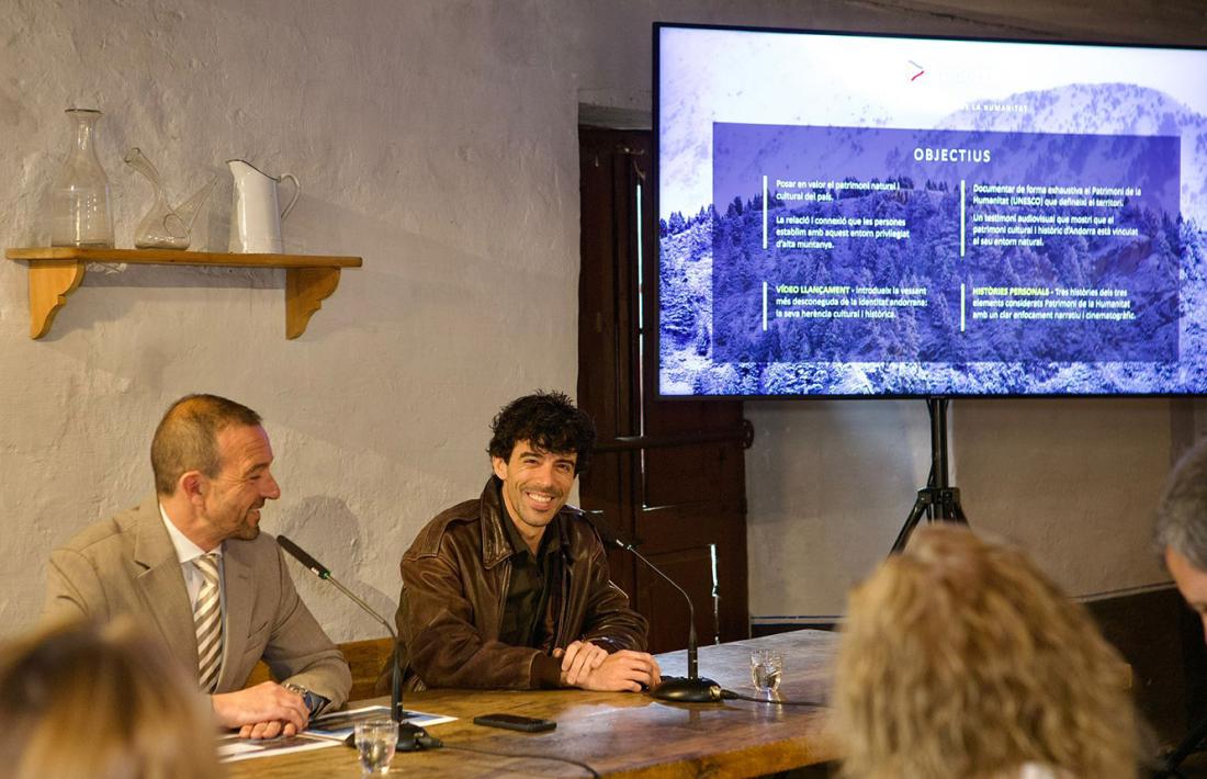 Jordi Torres i l’‘explorer’ Javier Corso, que dirigirà el nou projecte andorrà de National Geographic.