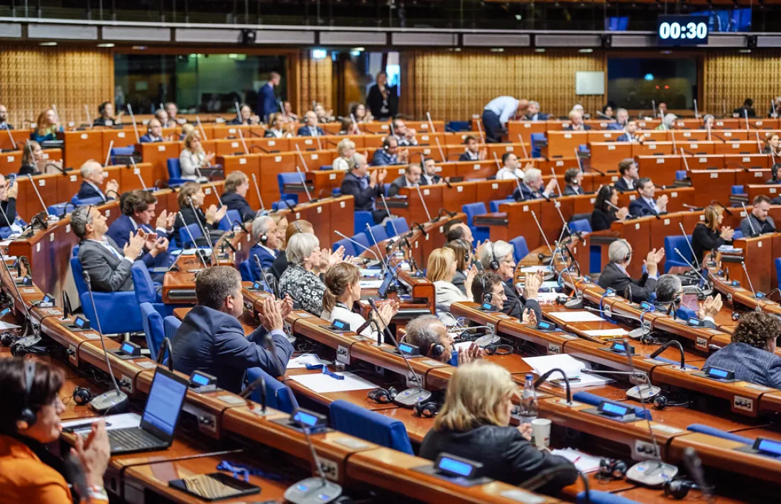 Hemicicle del Consell d'Europa.