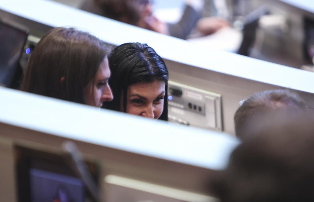Carine Montaner i Noemí Amador al Consell General.