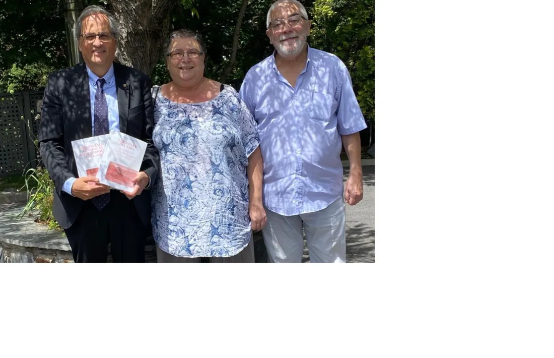 Torra, amb Roser Carol i ÀSlvar Valls