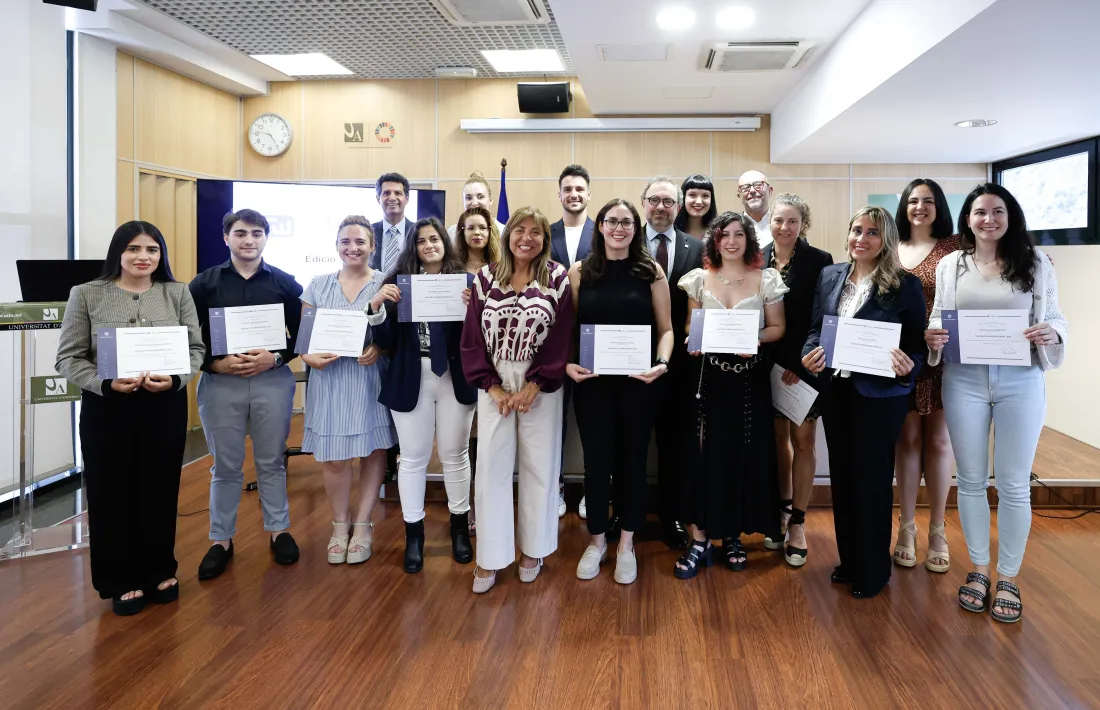 Foto de família del participants al taller d'emprenedors d'enguany.
