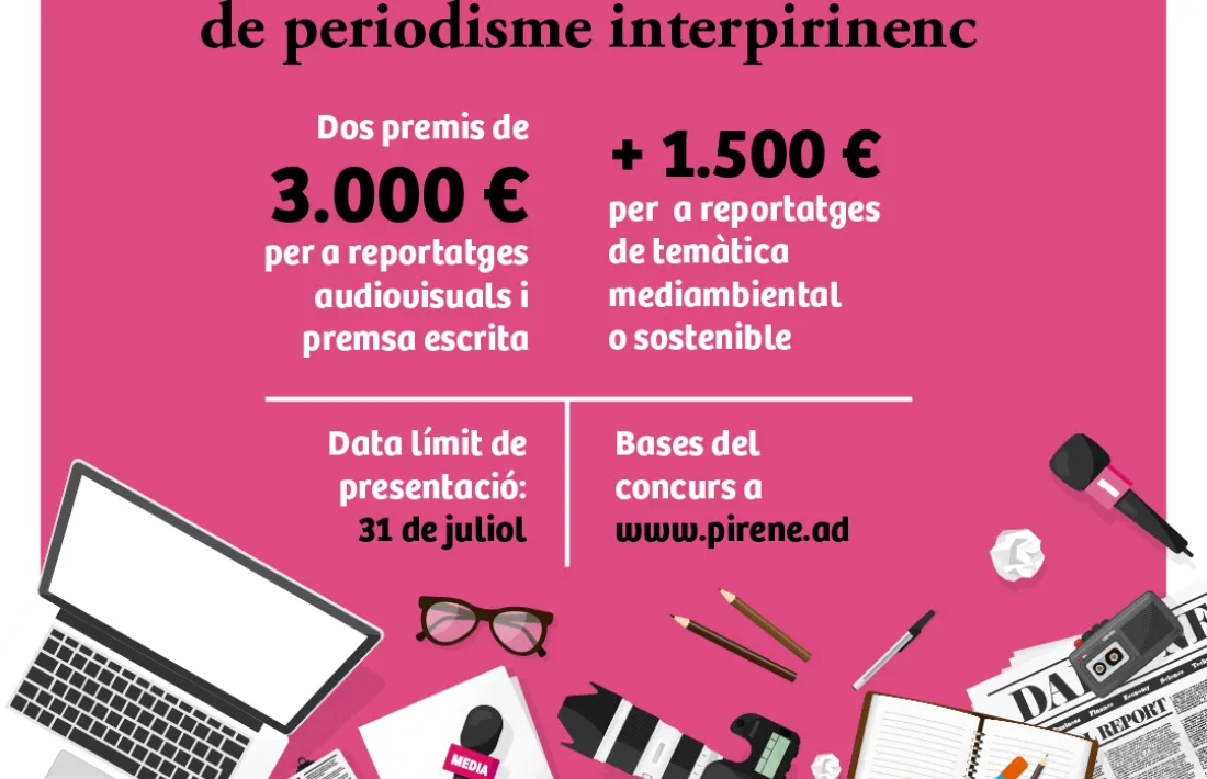 El cartell dels Premi Pirene.